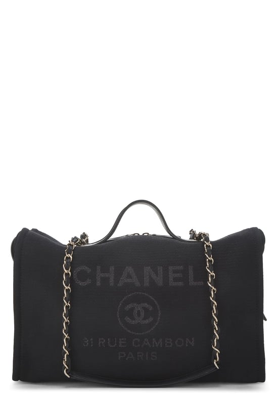 Black Canvas Deauville Pet Carrier