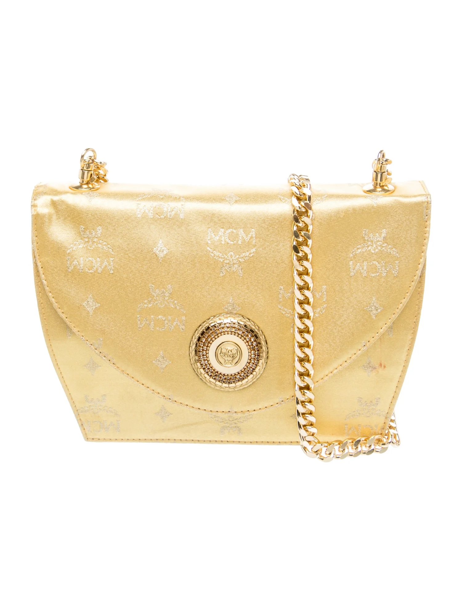MCM Satin Shoulder Bag