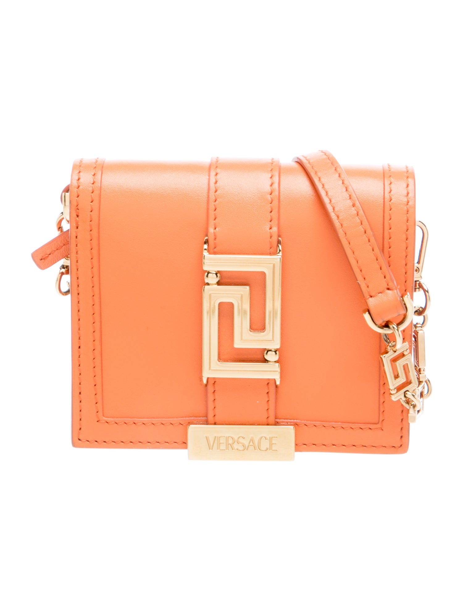 Versace Leather Shoulder Bag
