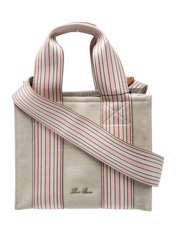 Canvas The Suitcase Stripe Canvas Tote Bag Mini