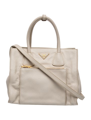 Vitello Daino Leather Top Handle Bag