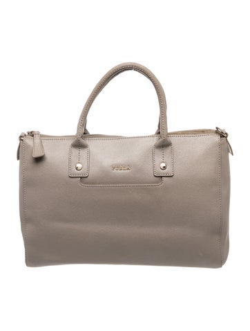 Leather Top Handle Bag
