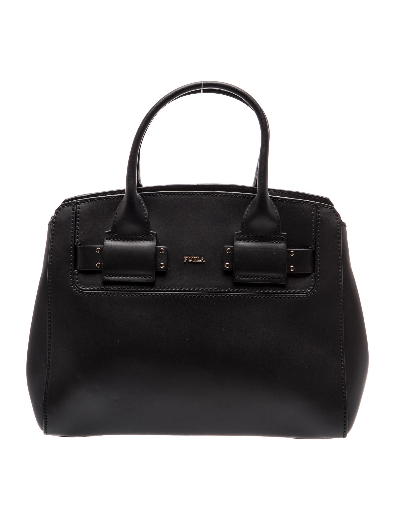 Leather Top Handle Bag w/ Tags