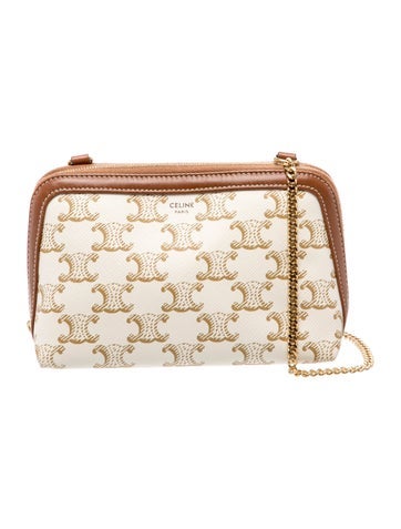 Triomphe Clutch on Chain