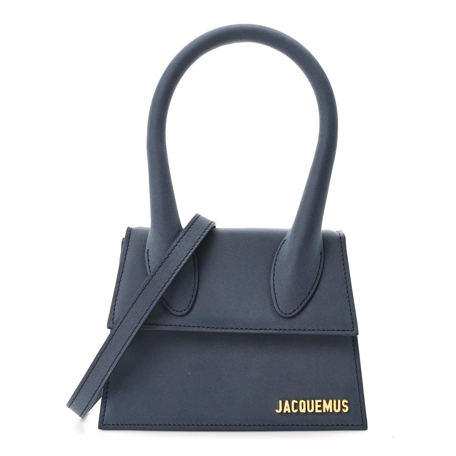 Jacquemus Jacquemus Nubuck Le Chiquito Moyen Dark Navy