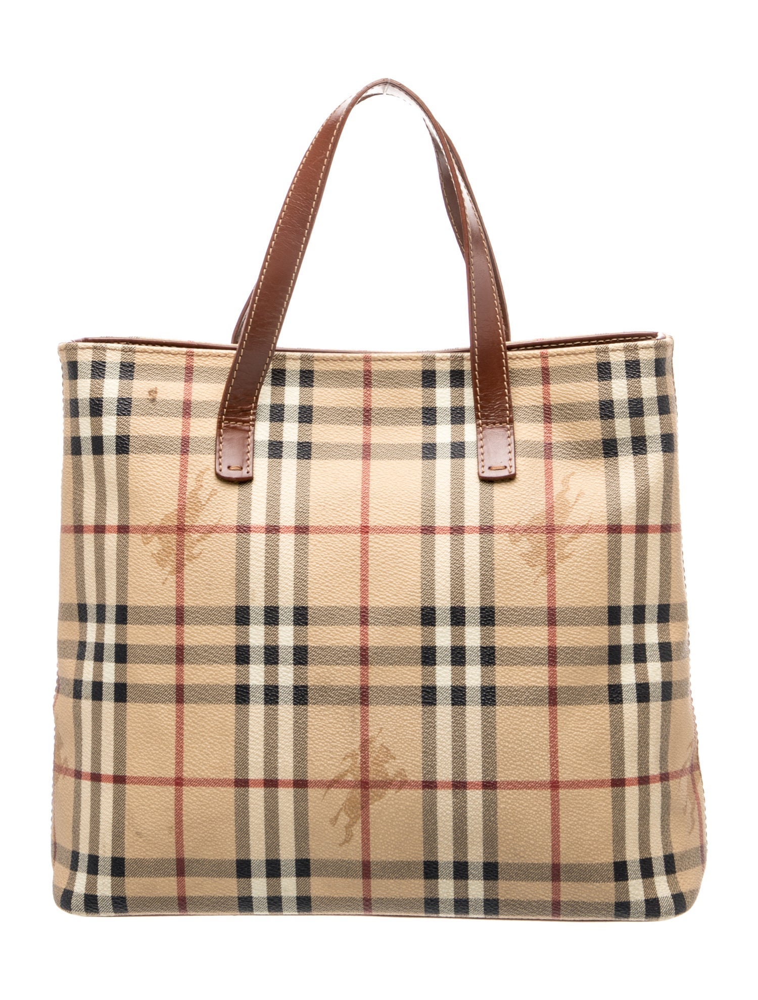 Haymarket Check Top Handle Bag