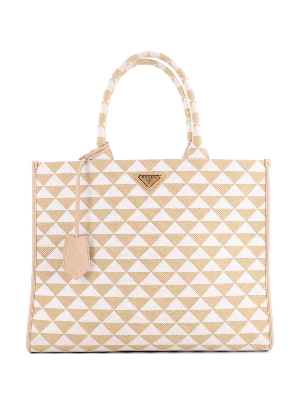 Symbole Shopper Jacquard Large tote bag
