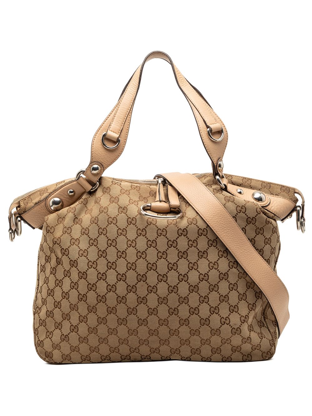 2000-2015 Large GG Canvas Icon Bit satchel