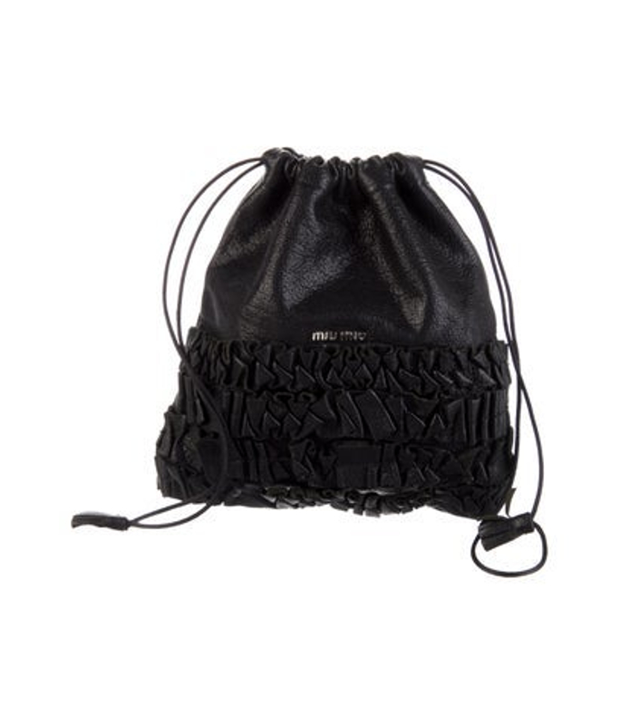 Miu Miu Miu Leather Cosmetic Bag