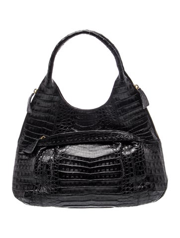 Nancy Gonzalez Crocodile Shoulder Bag