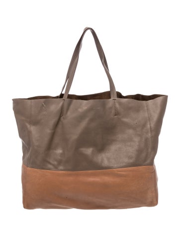 Leather Horizontal Cabas