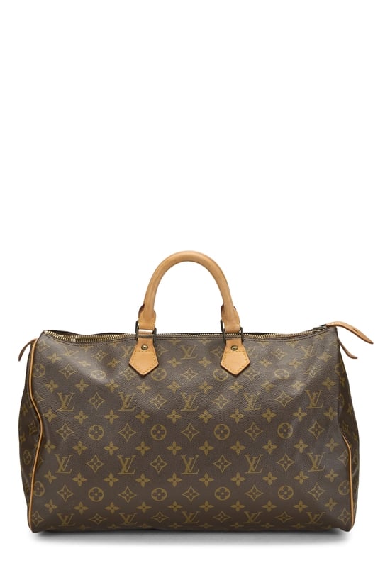 Monogram Canvas Speedy 40