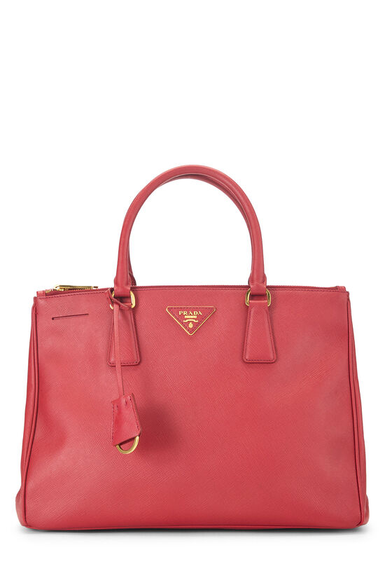 Prada Red Saffiano Executive Tote Large