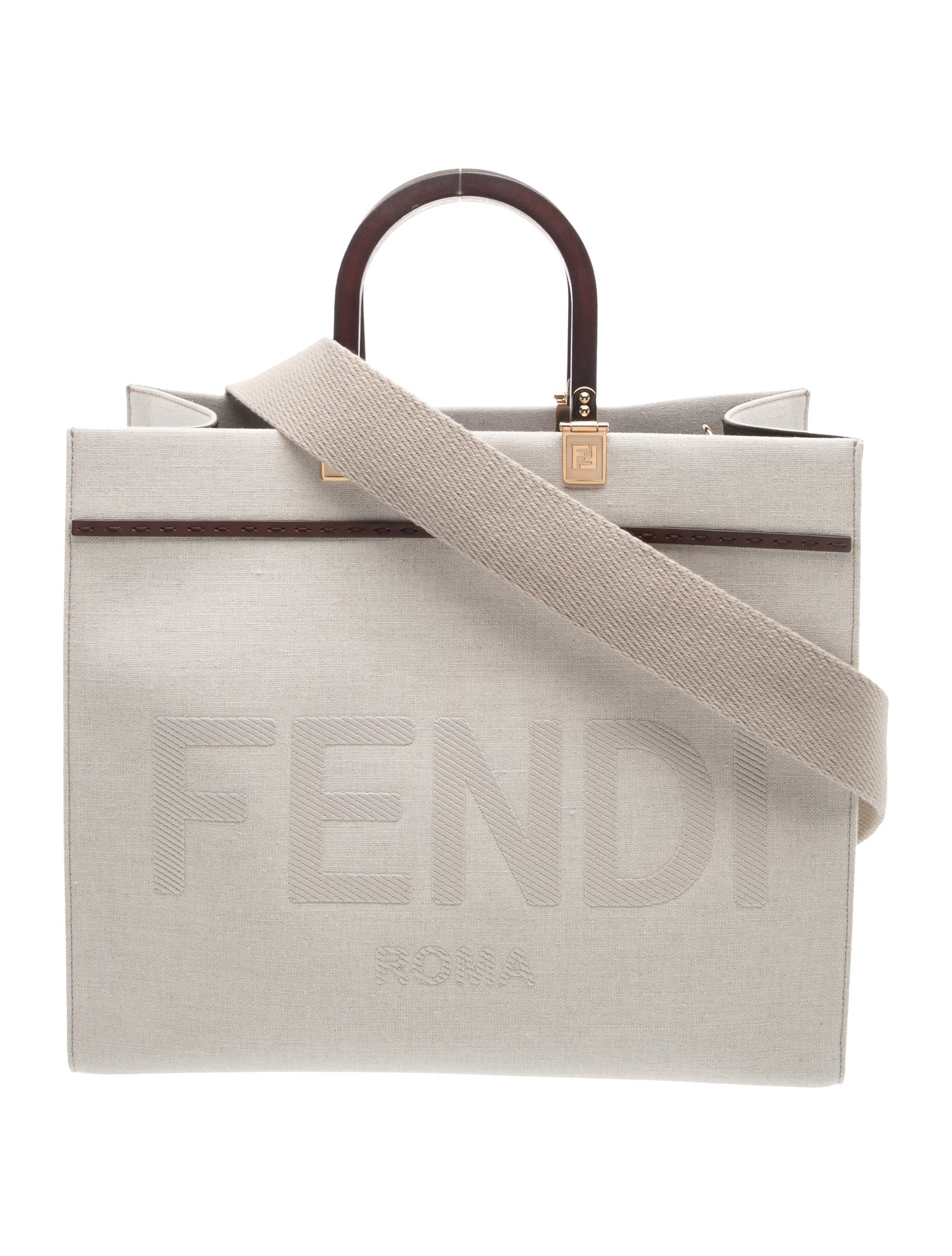 Fendi Canvas Tote Medium