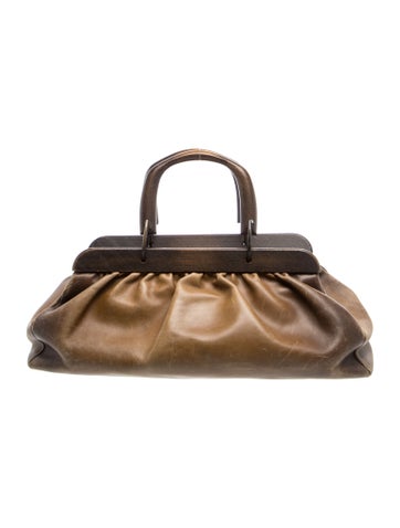 Leather Top Handle Bag