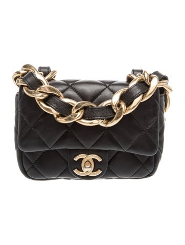 Quilted Lambskin Mini Funky Town Flap Bag