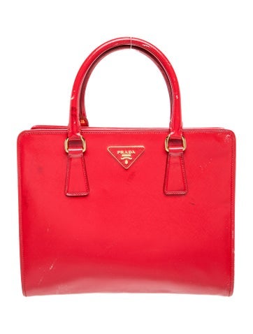 Saffiano Leather Top Handle Bag