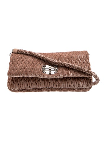 Miu Miu Velvet Shoulder Bag