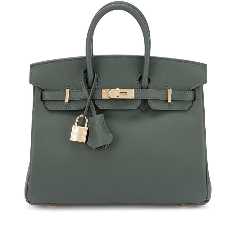 Vert Mangrove Swift Birkin 25 Permabrass Hardware, 2026