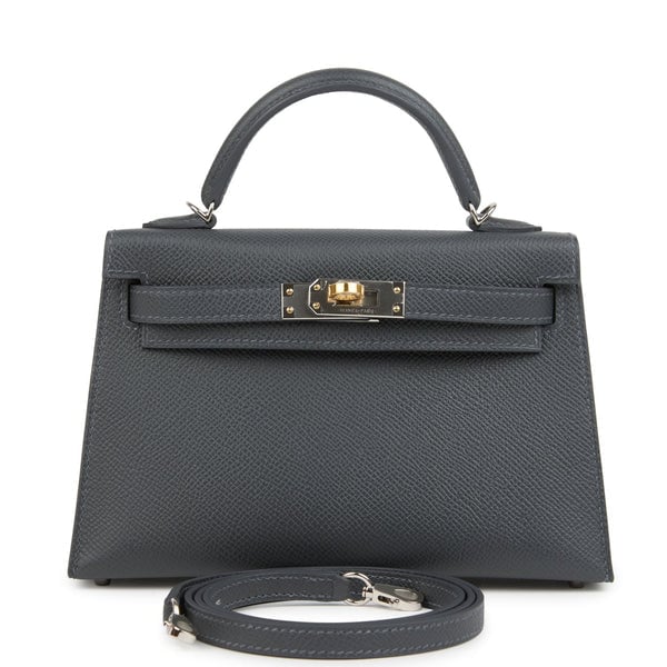 Hermes Hermes Kelly Sellier 20 Ardoise Epsom Electrum Hardware