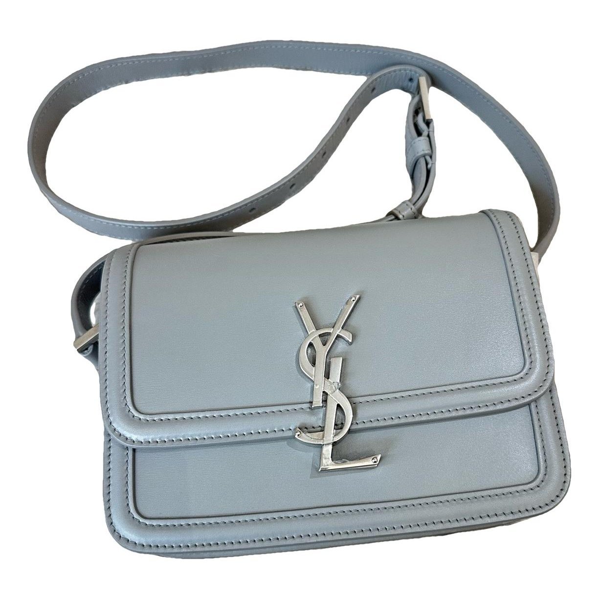 Solférino leather handbag