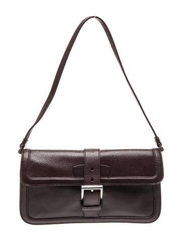Enameled Metal Triangle Shoulder Bag