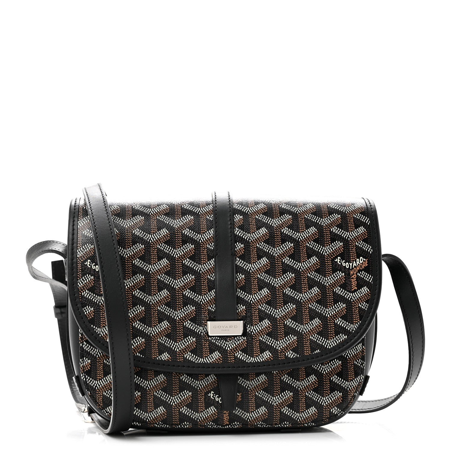 Goyard Goyardine Belvedere II PM Messenger Bag Black