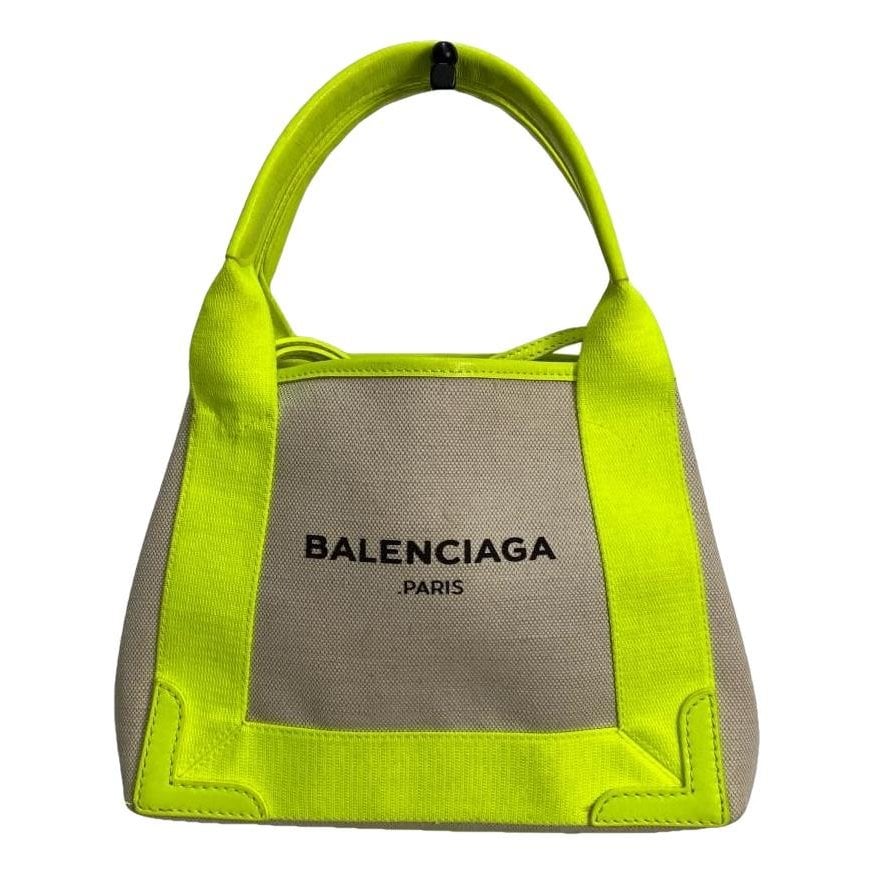 Navy cabas cloth tote