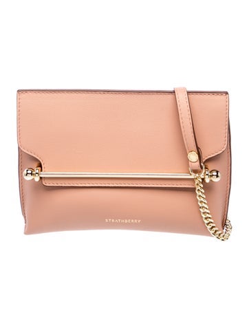 Strathberry Leather Clutch