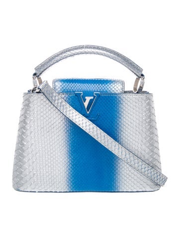 Snakeskin Capucines BB