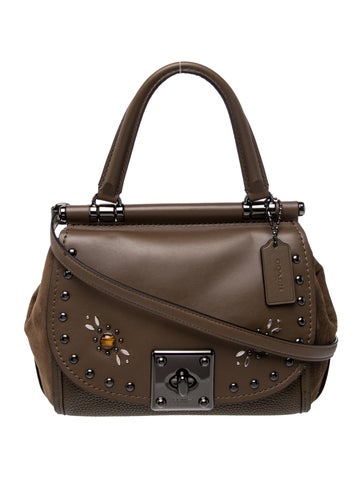 Leather Top Handle Bag