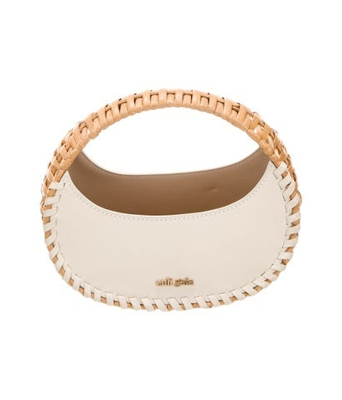 Cult Gaia Gaia Tweed Top Handle Bag