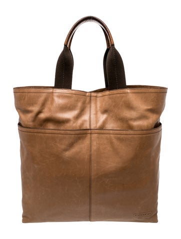 Leather Top Handle Bag