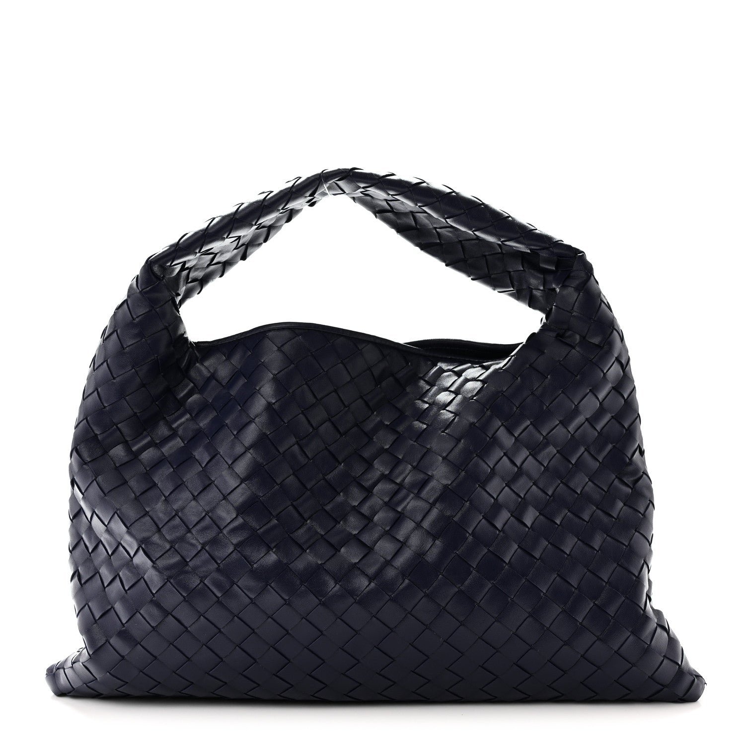 Bottega Veneta Calfskin Intrecciato Small Hop Shadow