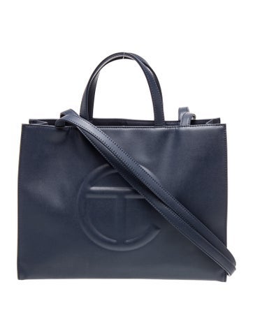 Telfar Leather Shopping Tote