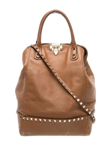 Rockstud Top Handle Bag