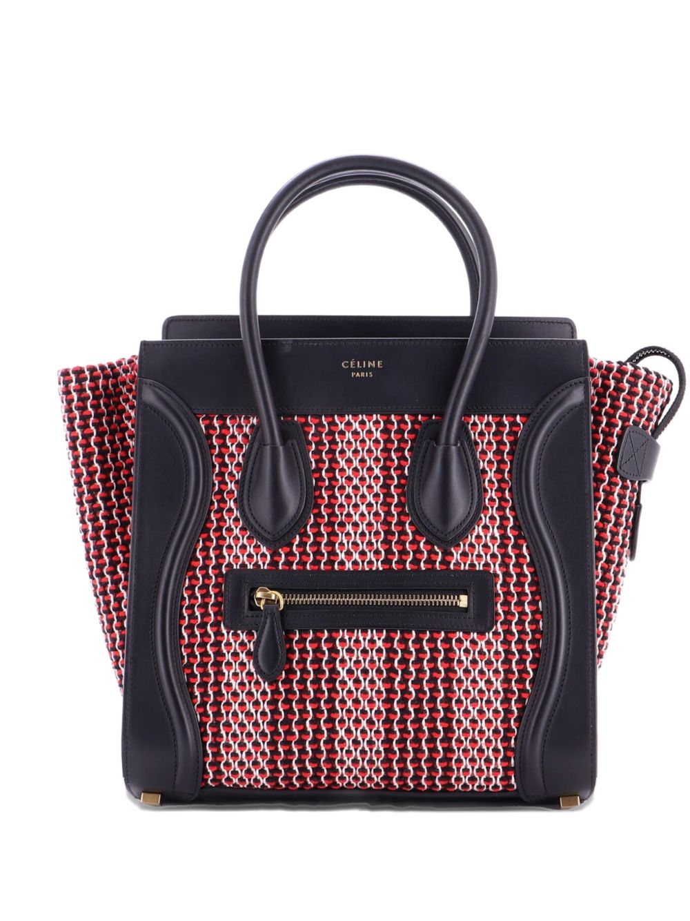 Luggage Bag Tweed Micro tote bag