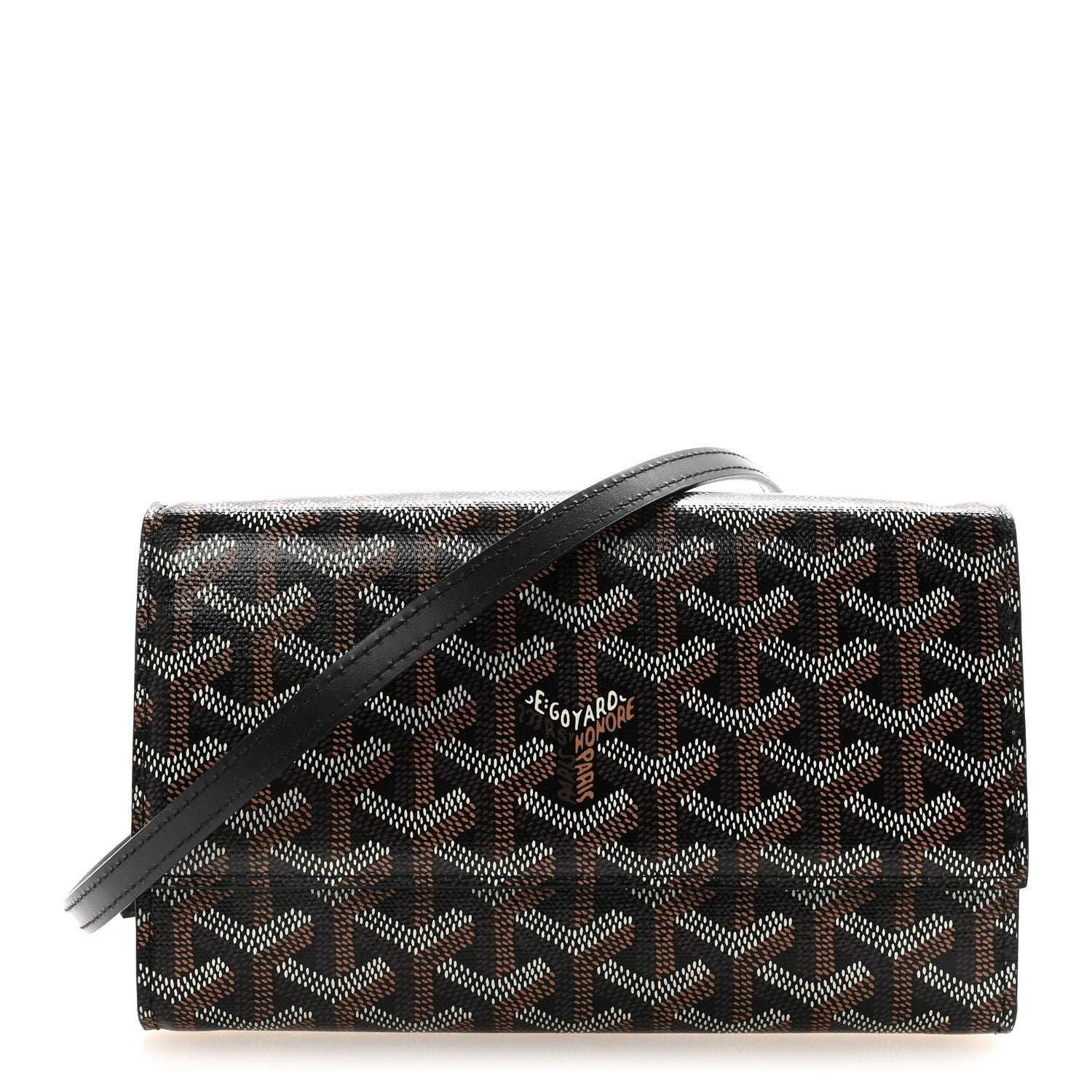 Goyard Goyardine Varenne Continental Wallet Black