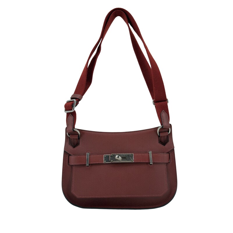 Hermes Rouge H Evercolor Mini Jypsiere Palladium Hardware, 2025
