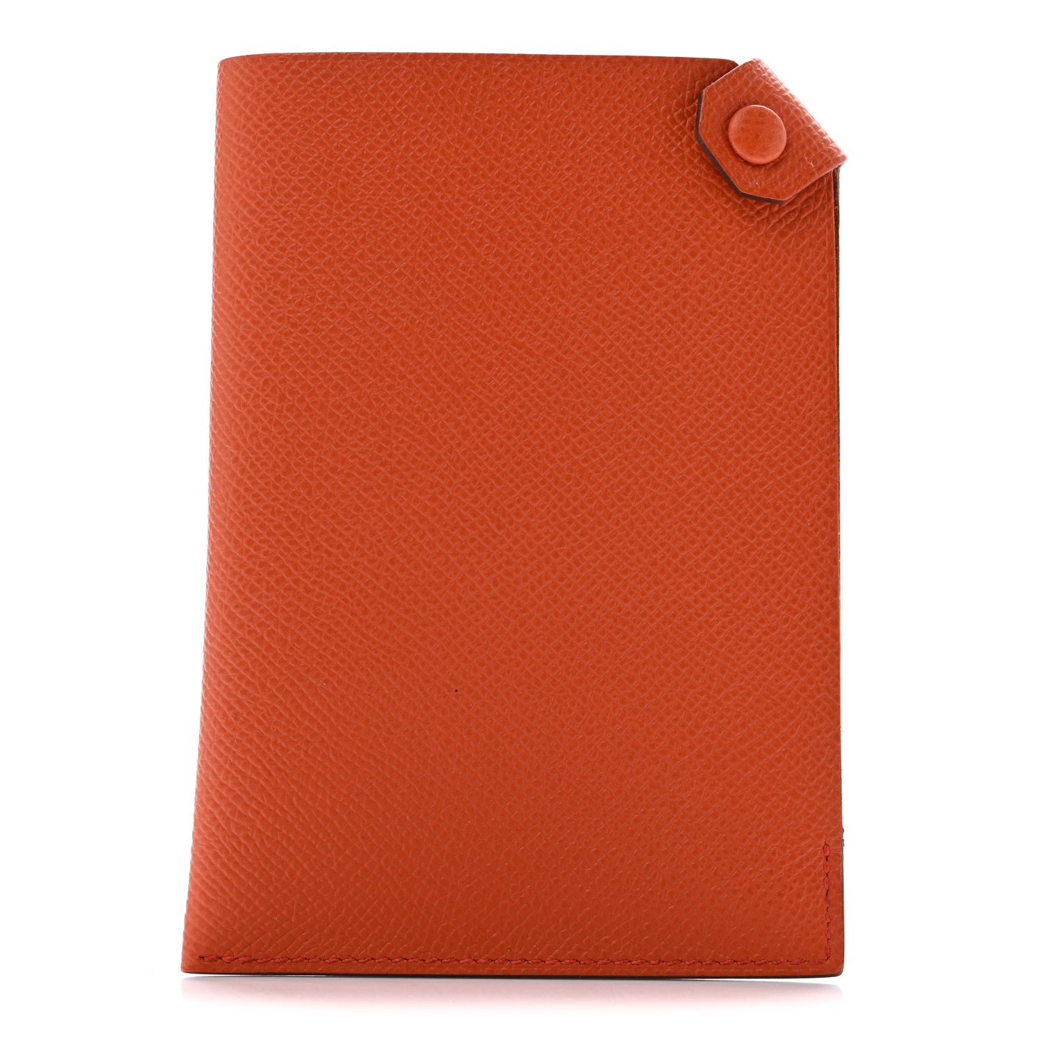 Hermes Epsom Tarmac Dot PM Passport Holder Terre Battue
