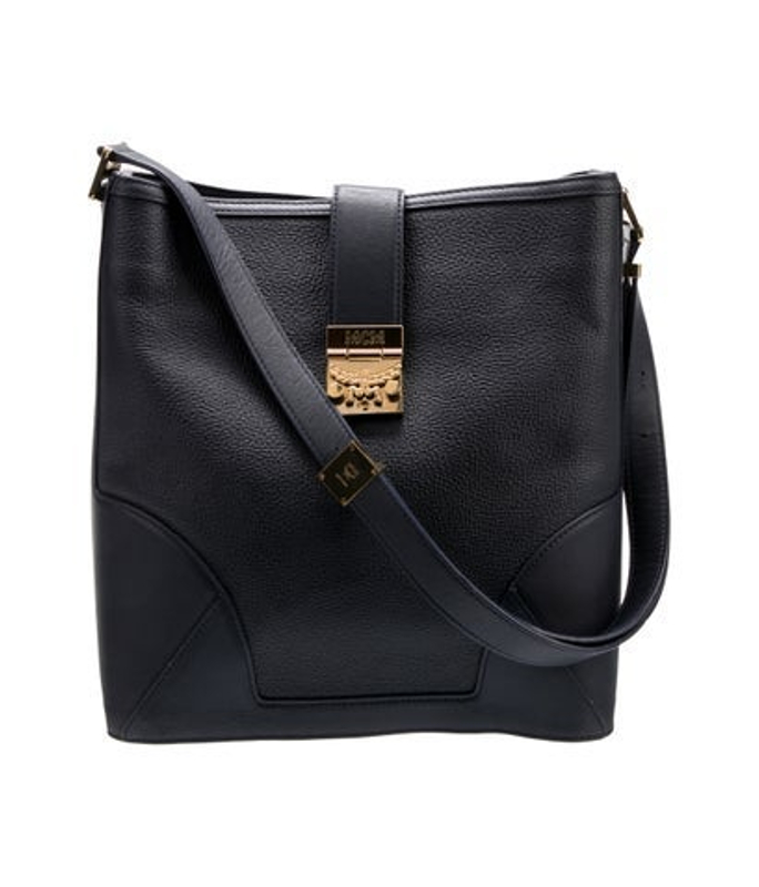 MCM Leather Messenger Bag