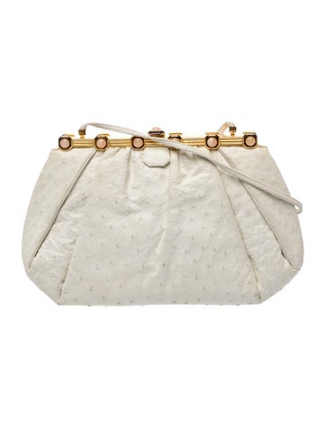 Ostrich Shoulder Bag