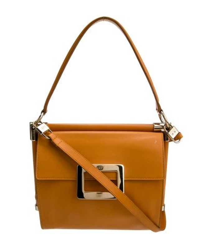 Roger Vivier Vivier Leather Crossbody Bag