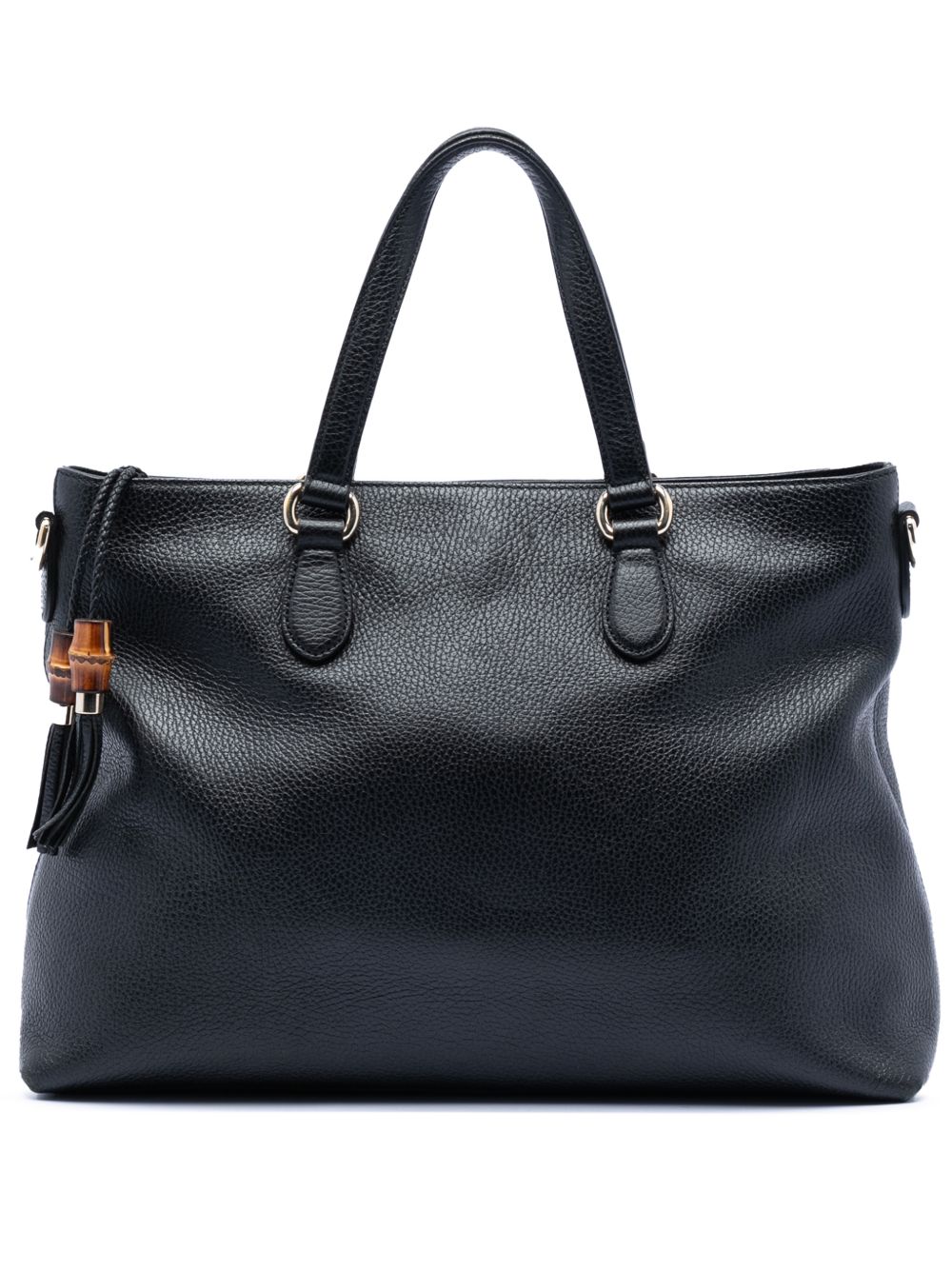 2016-2025 Leather Bamboo Tassel satchel