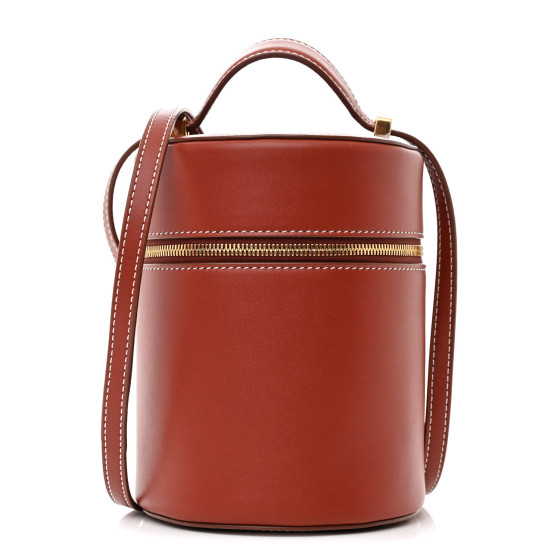 Loro Piana Smooth Calfskin Extra Case Medium Deep Kummel