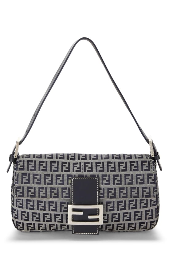 Navy Zucchino Canvas Baguette