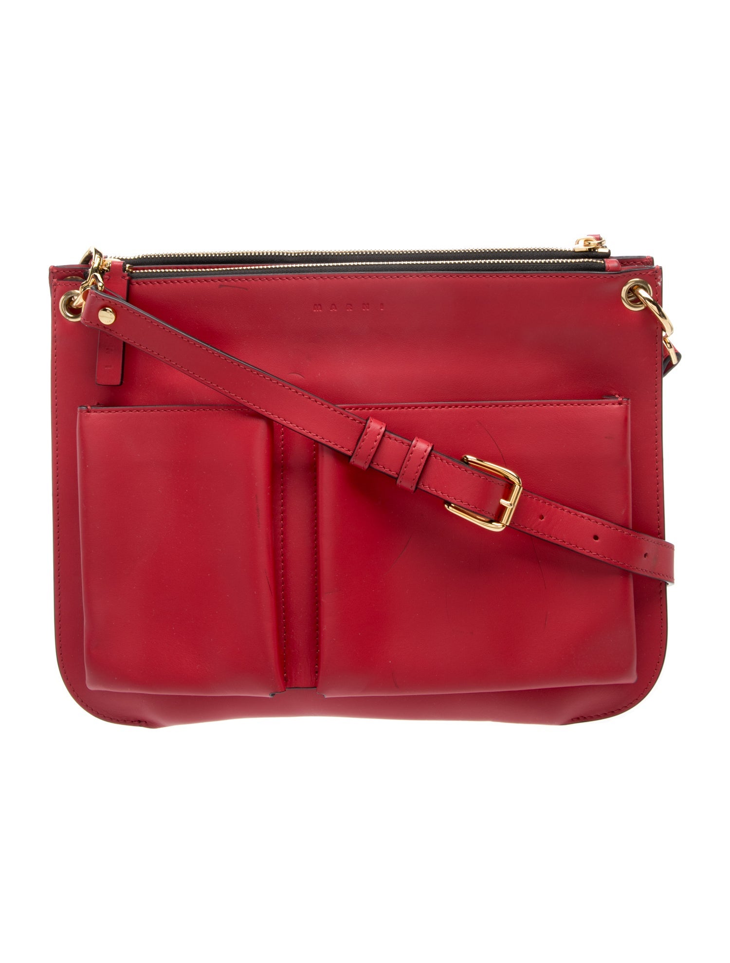 Marni Leather Shoulder Bag