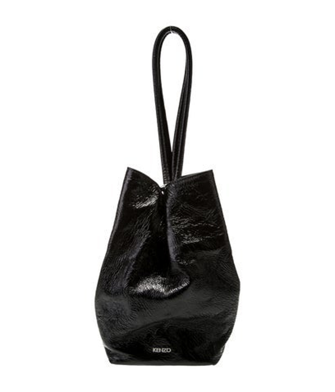 Kenzo Patent Leather Bucket Bag