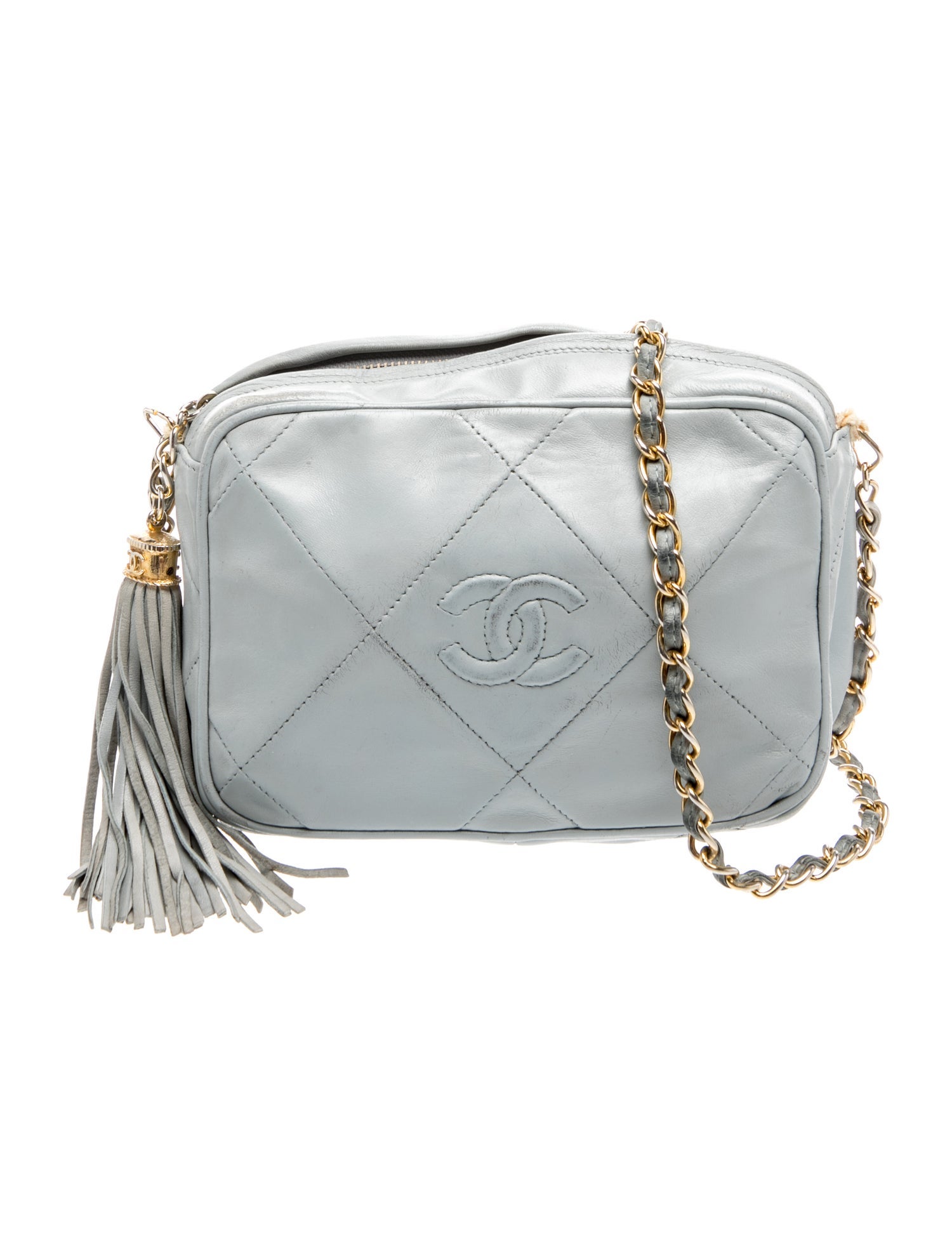 Quilted CC Tassel Camera Bag