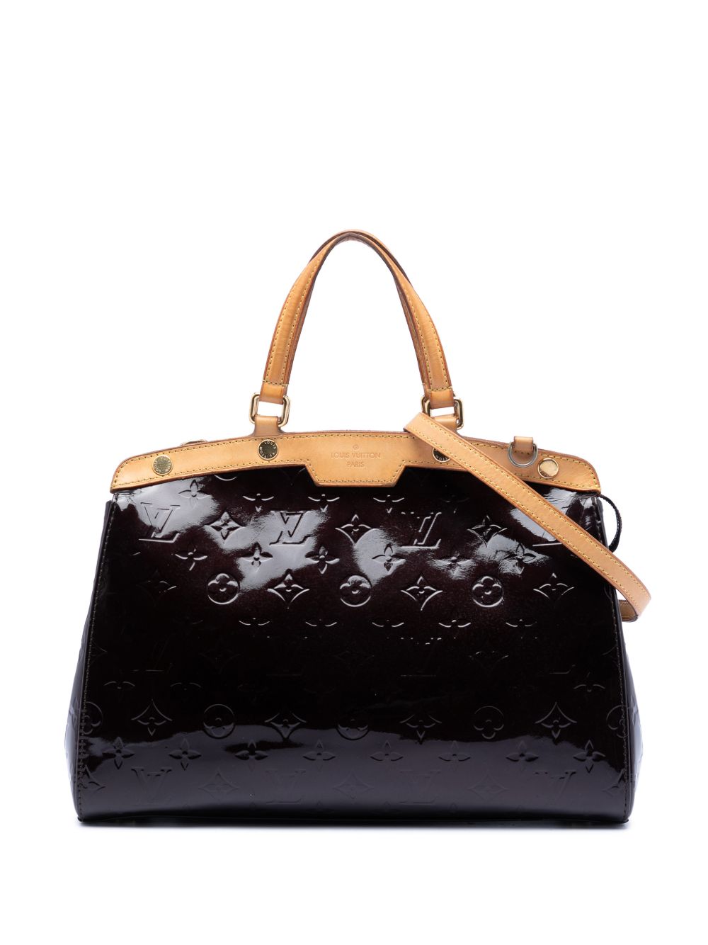 2012 Monogram Vernis Brea MM satchel